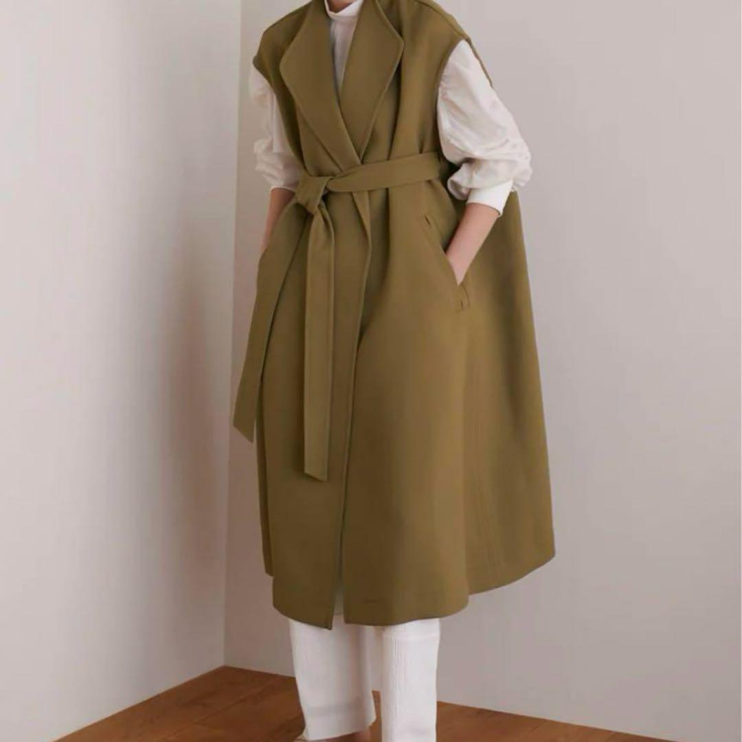 美品！ellie ノースリーブロングベスト 美品！ellie ノースリーブ