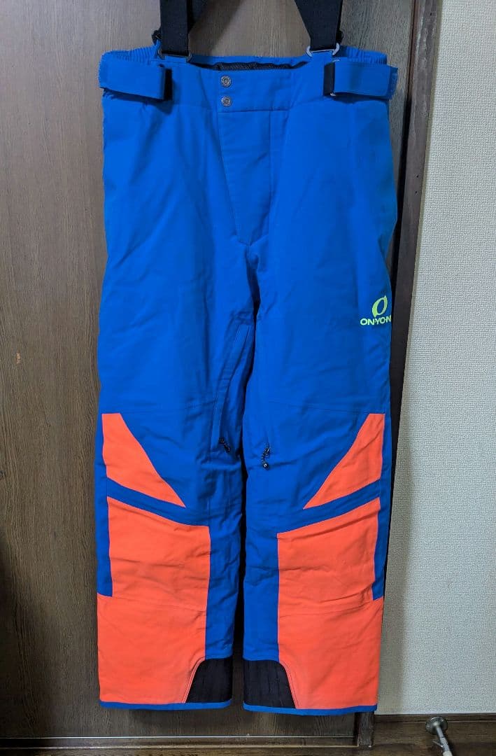 ON−YO−NE スキーウェアパンツ 青とオレンジ XO 卸売 通販