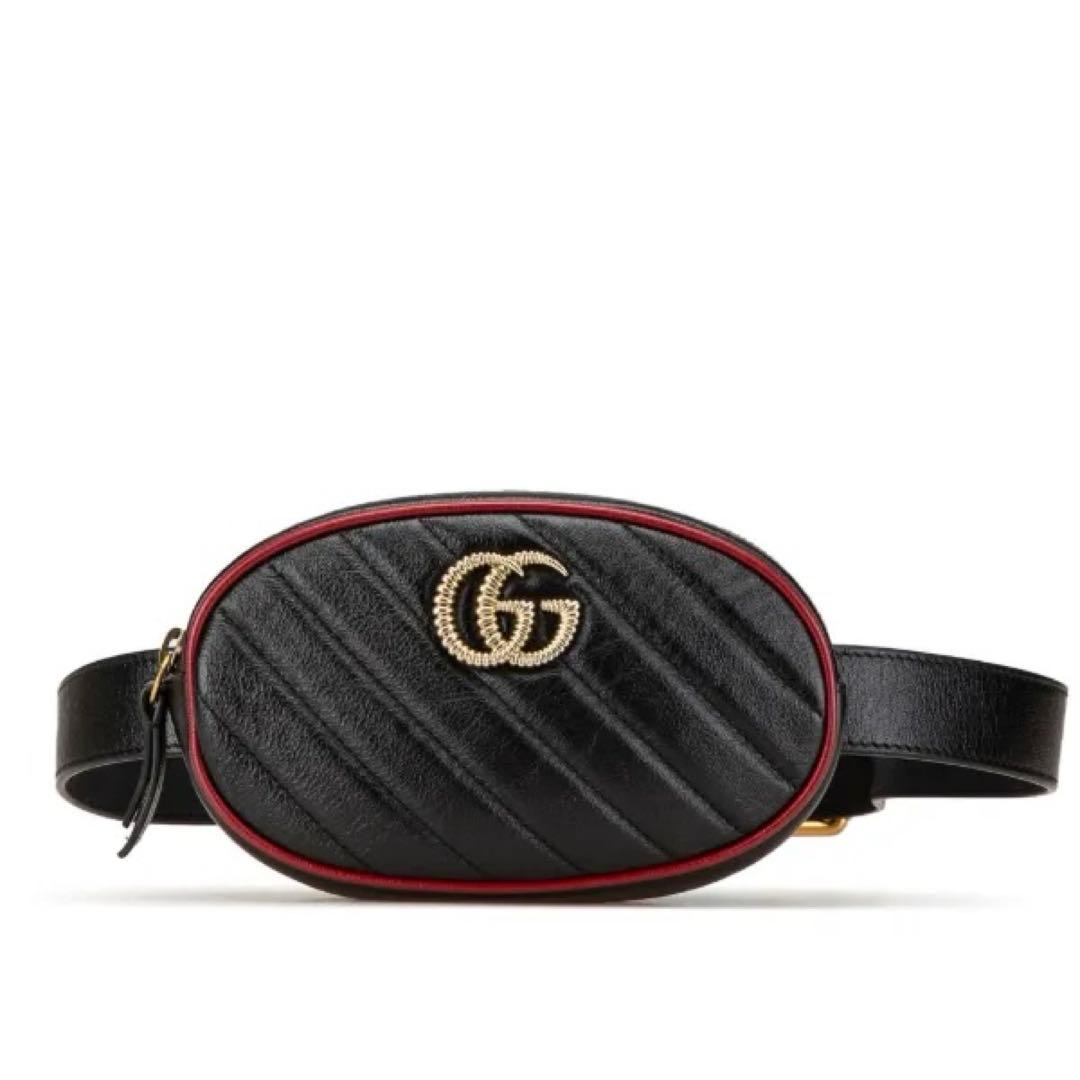 未使用品✨GUCCI GGマーモント マトラッセ ベルトバッグ ボディバッグ