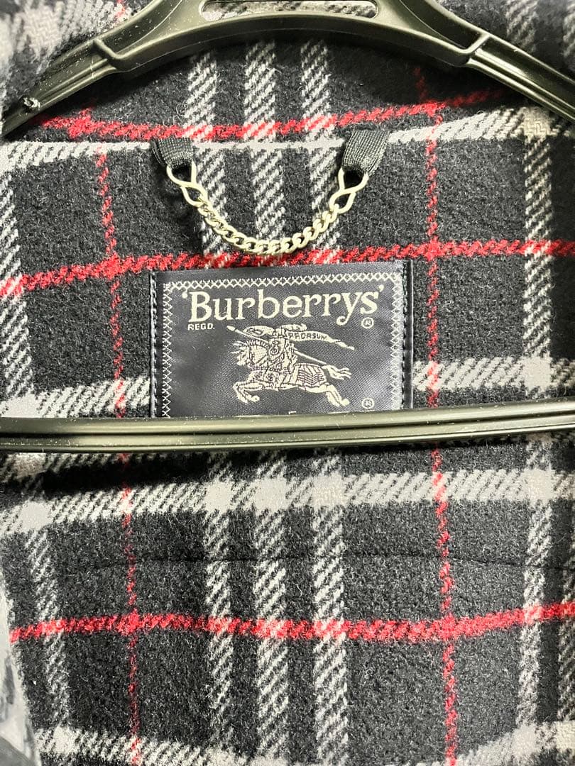 Burberry ダッフルコート ネイビー ウール