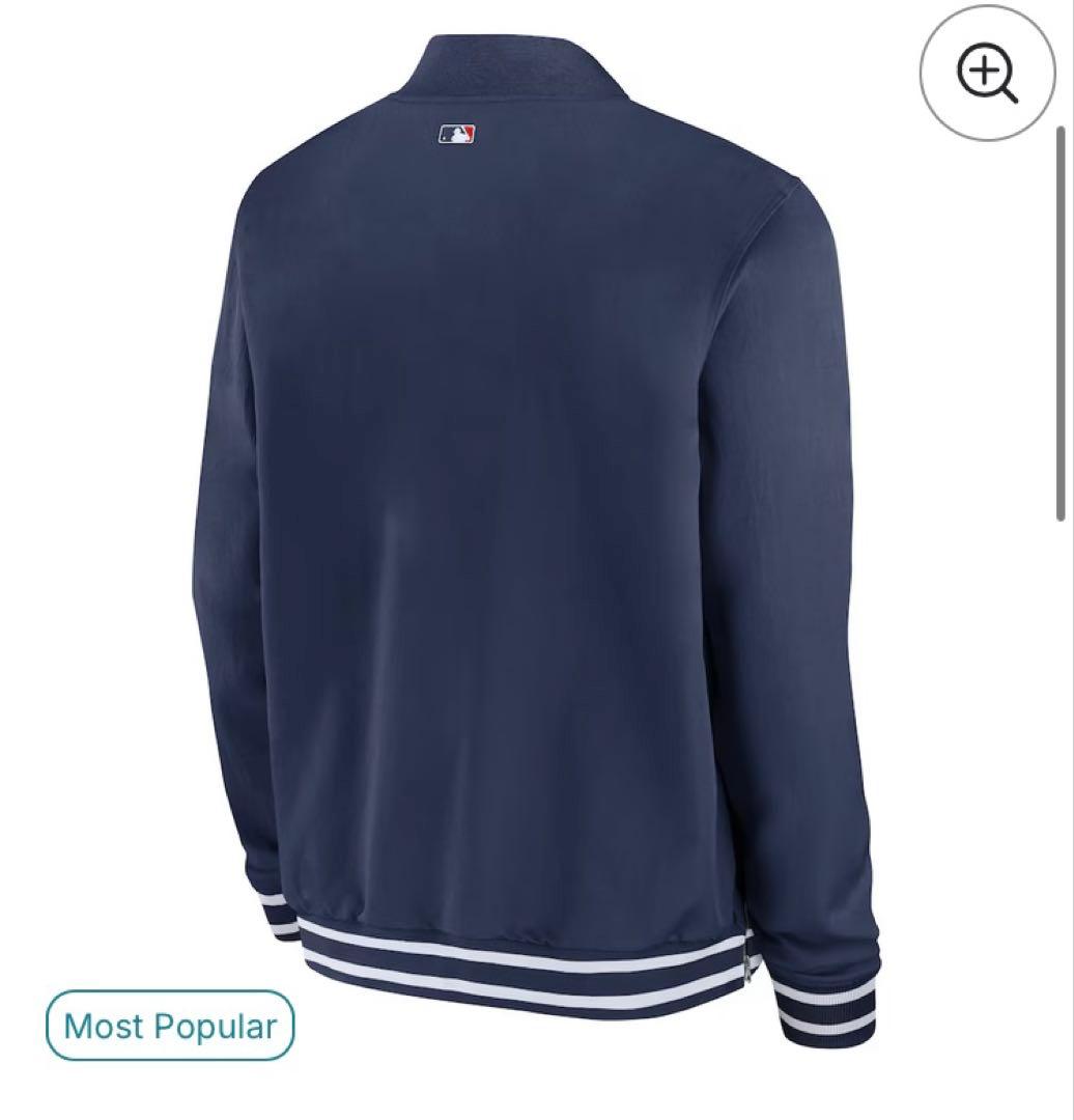 【新品 未開封】Nike Atlanta Braves ジャケット ネイビー