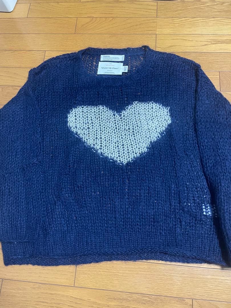 a*e様 DAIRIKU / ダイリクHeart Mohair Knit Pul