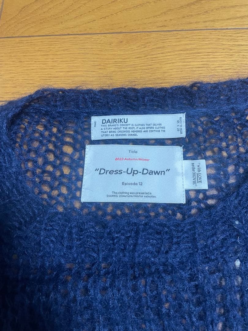 a*e様 DAIRIKU / ダイリクHeart Mohair Knit Pul