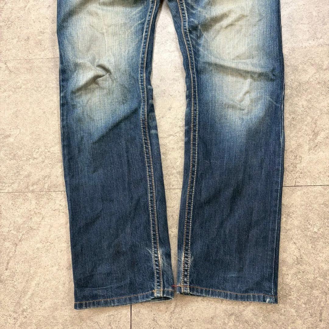 00s【archive】grunge denim pants/Y2K/opium 00s mmoption opium