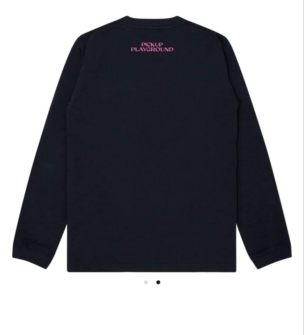 新品！ballaholic Logo Long Tee NAVY/PINK