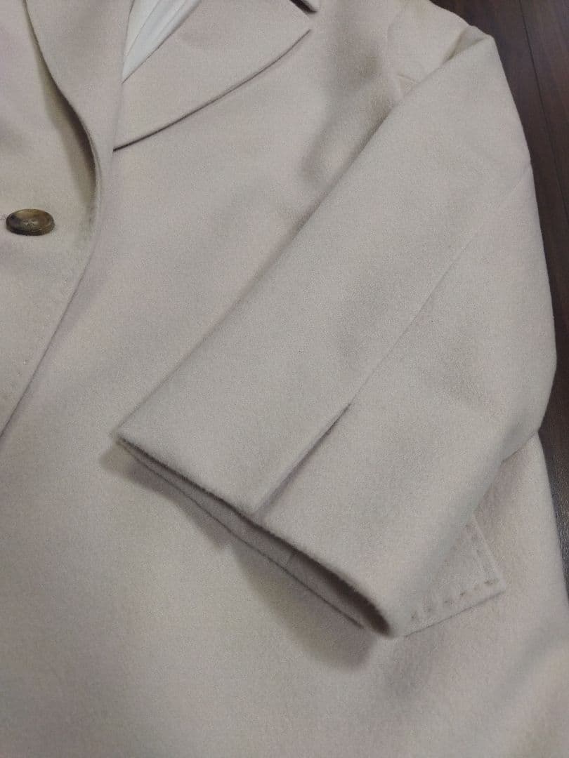 美品♪23区 滝沢眞規子さん ウールカシミヤビーバー チェスターコート 40