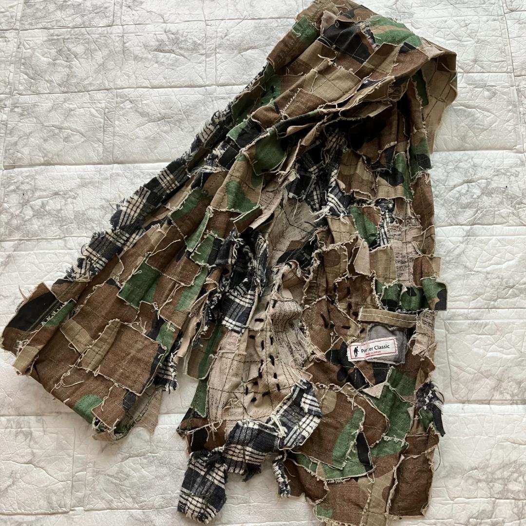 希少品◎Porter classic ストール スカーフ パッチワーク