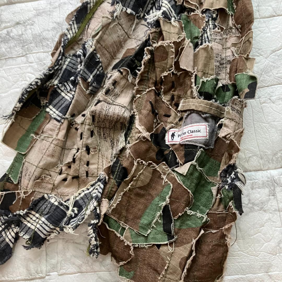 希少品◎Porter classic ストール スカーフ パッチワーク