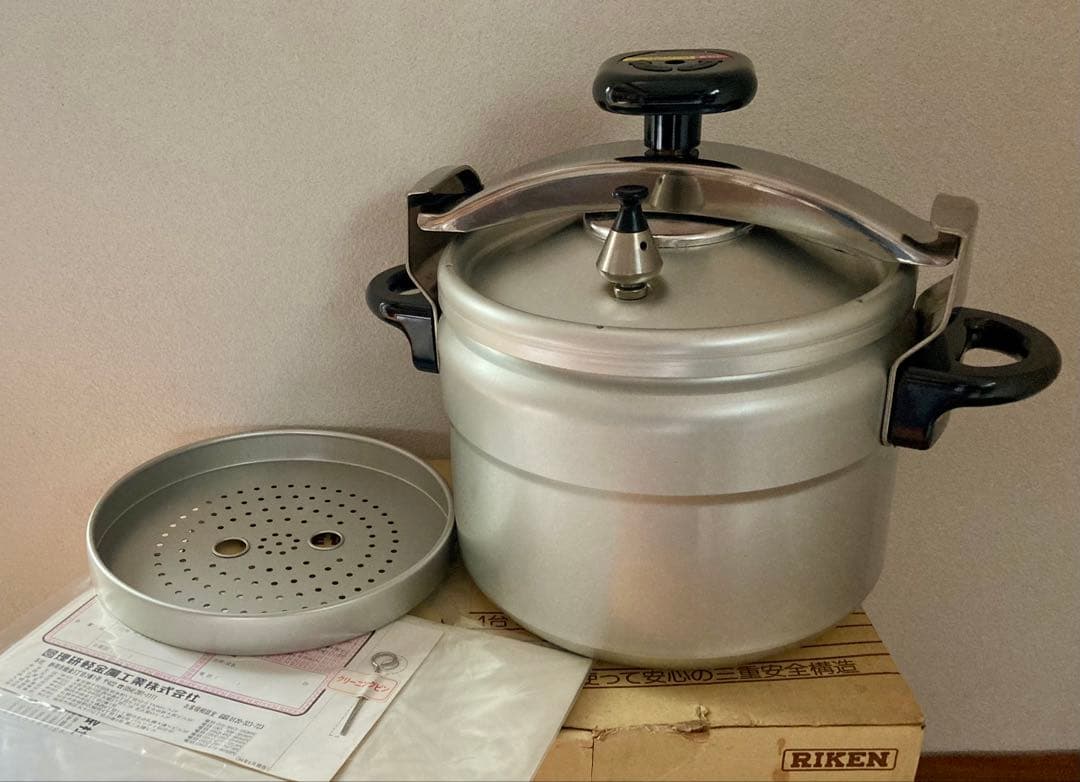 未使用品】理研 リケン 圧力鍋 6L RSK-60 スピードクッキング - メルカリ