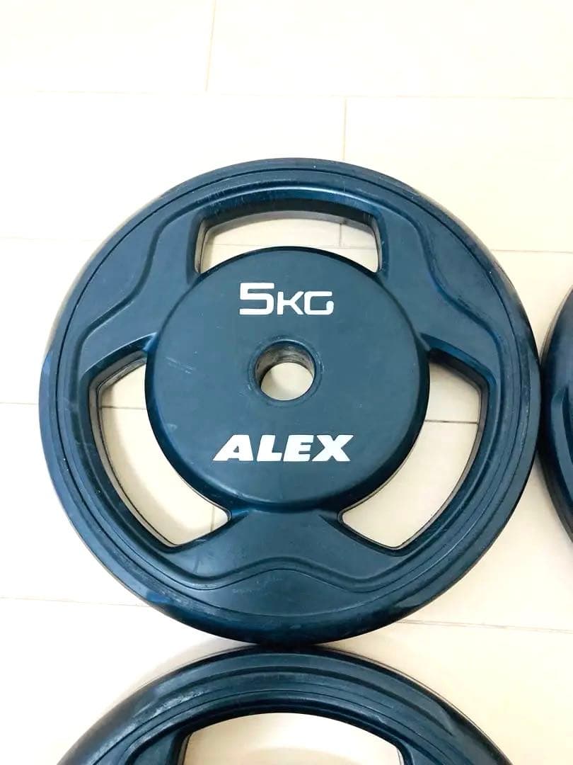 アレックス　ALEX 5kg×4枚　ウエイト　ダンベルプレート　バーベル