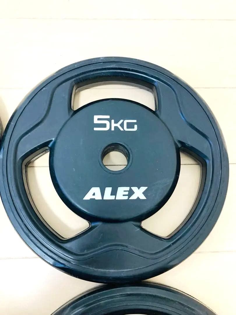 アレックス　ALEX 5kg×4枚　ウエイト　ダンベルプレート　バーベル