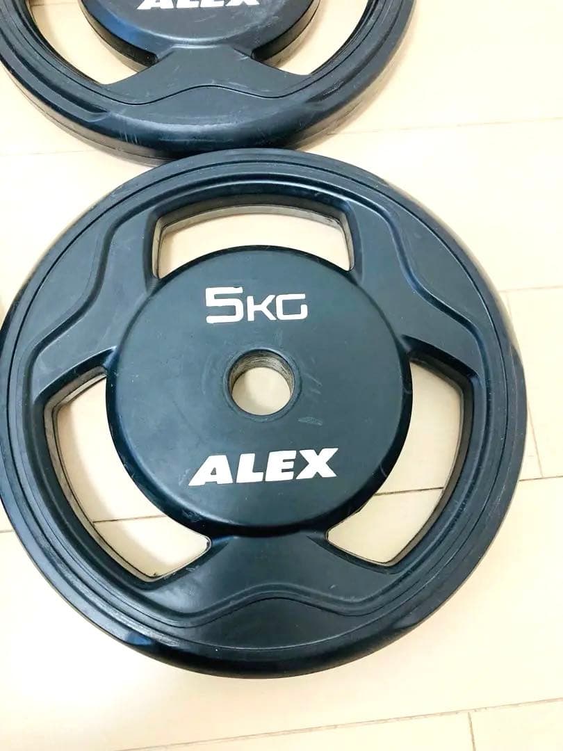 アレックス　ALEX 5kg×4枚　ウエイト　ダンベルプレート　バーベル
