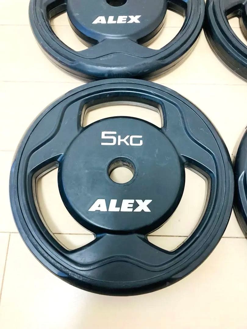 アレックス　ALEX 5kg×4枚　ウエイト　ダンベルプレート　バーベル
