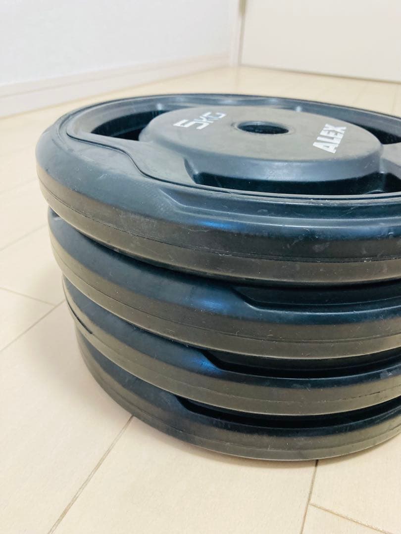 アレックス　ALEX 5kg×4枚　ウエイト　ダンベルプレート　バーベル