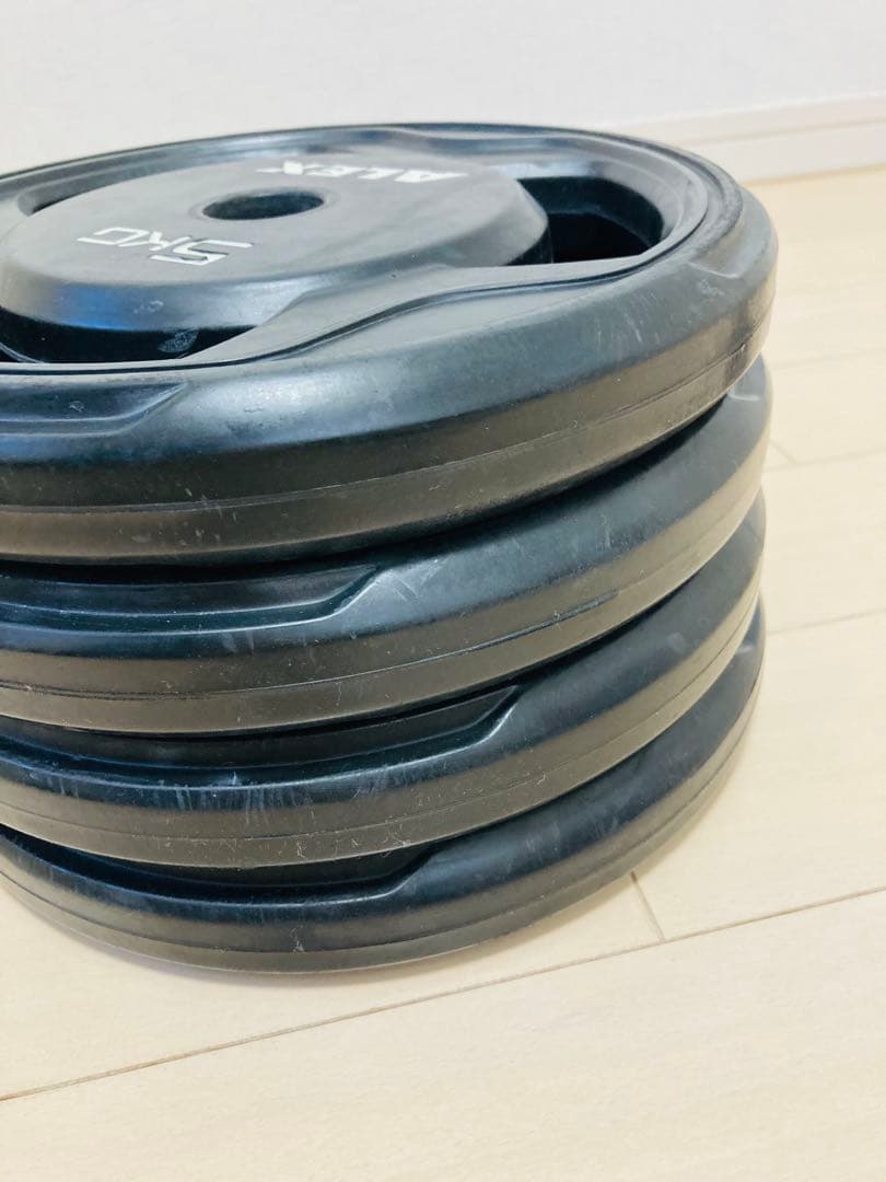 アレックス　ALEX 5kg×4枚　ウエイト　ダンベルプレート　バーベル