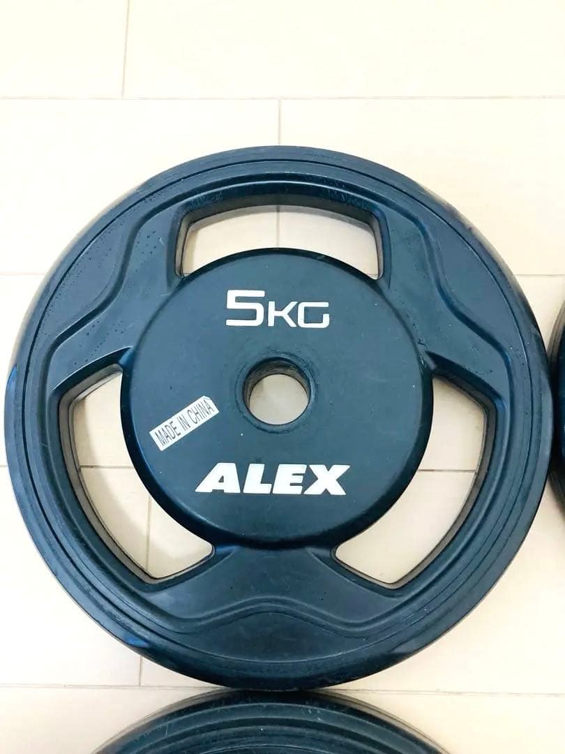 アレックス　ALEX 5kg×4枚　ウエイト　ダンベルプレート　バーベル