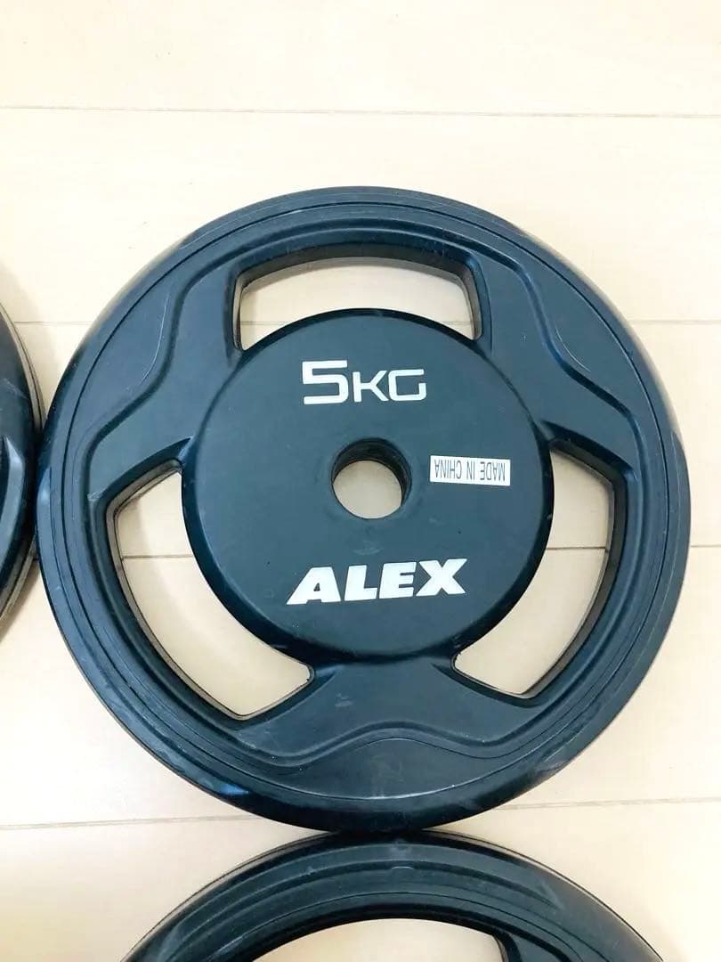 アレックス　ALEX 5kg×4枚　ウエイト　ダンベルプレート　バーベル
