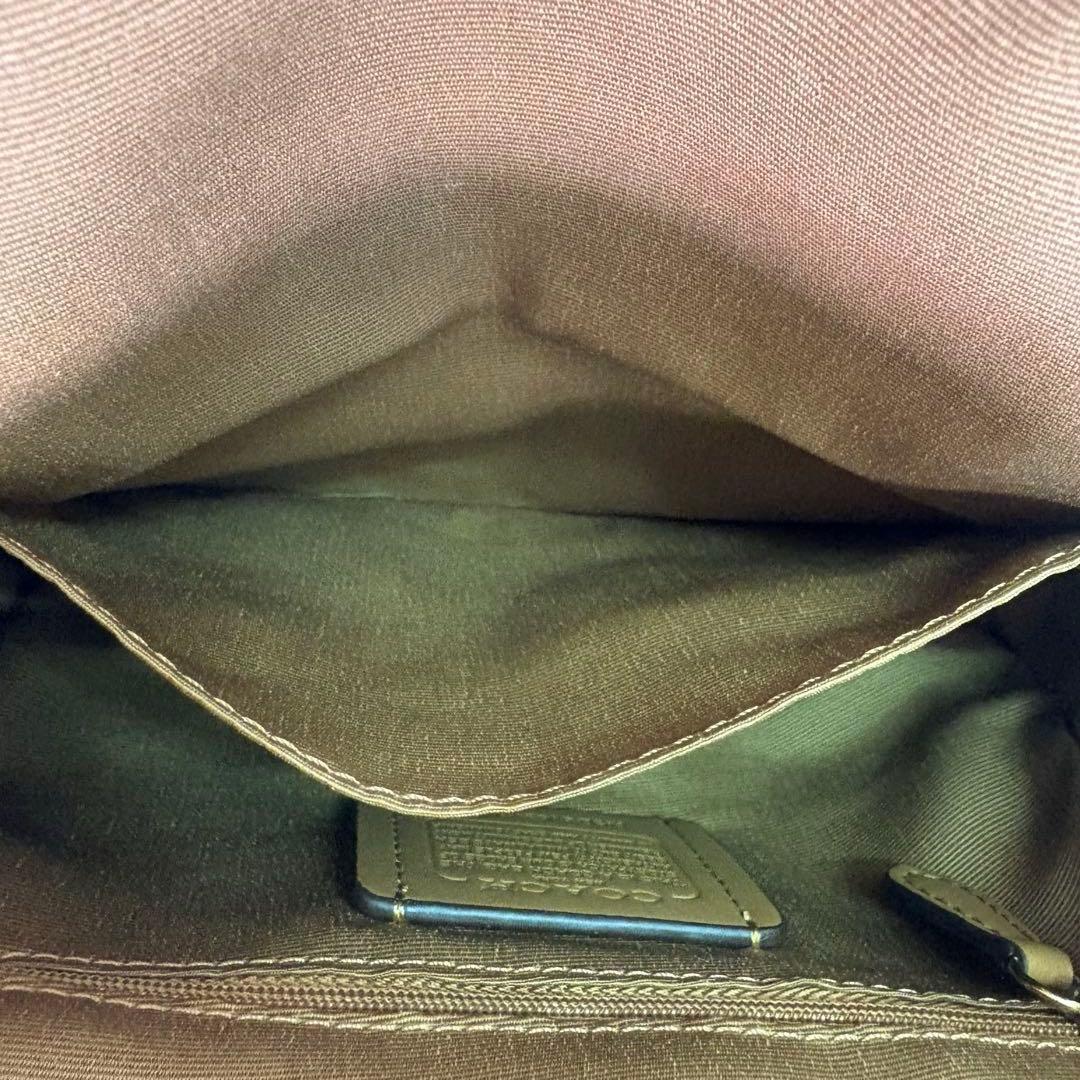 【COACH】 タグ有り レザー ミニ コート バックパック リュック チョーク