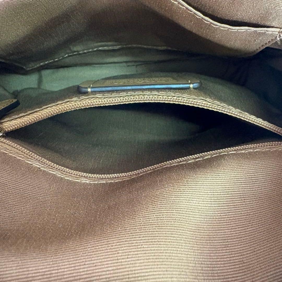 【COACH】 タグ有り レザー ミニ コート バックパック リュック チョーク