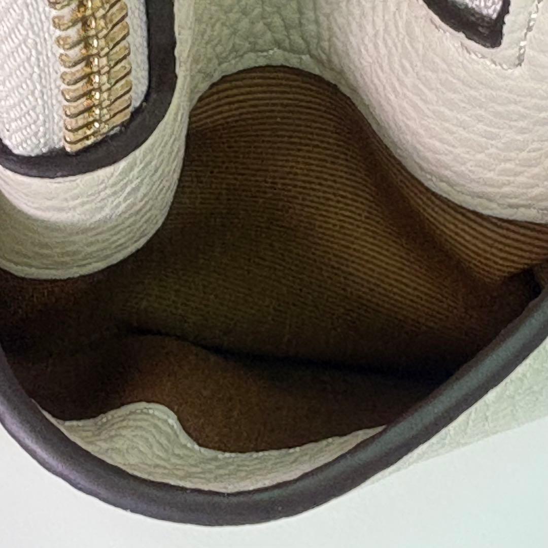 【COACH】 タグ有り レザー ミニ コート バックパック リュック チョーク