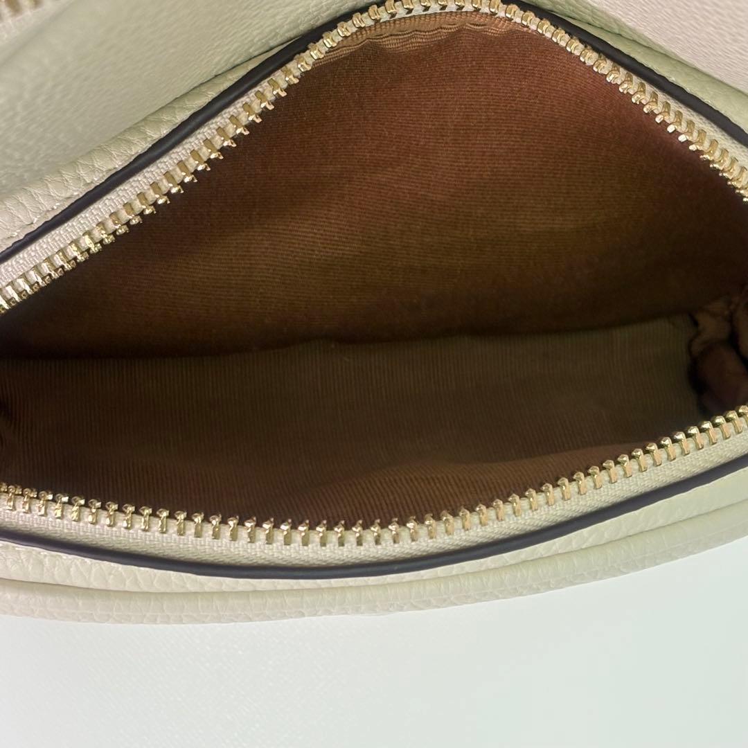 【COACH】 タグ有り レザー ミニ コート バックパック リュック チョーク