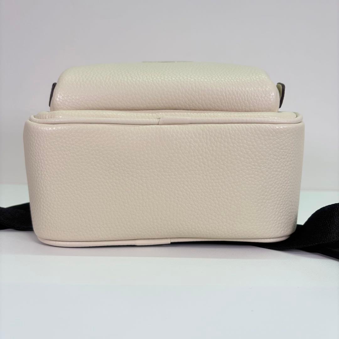 【COACH】 タグ有り レザー ミニ コート バックパック リュック チョーク