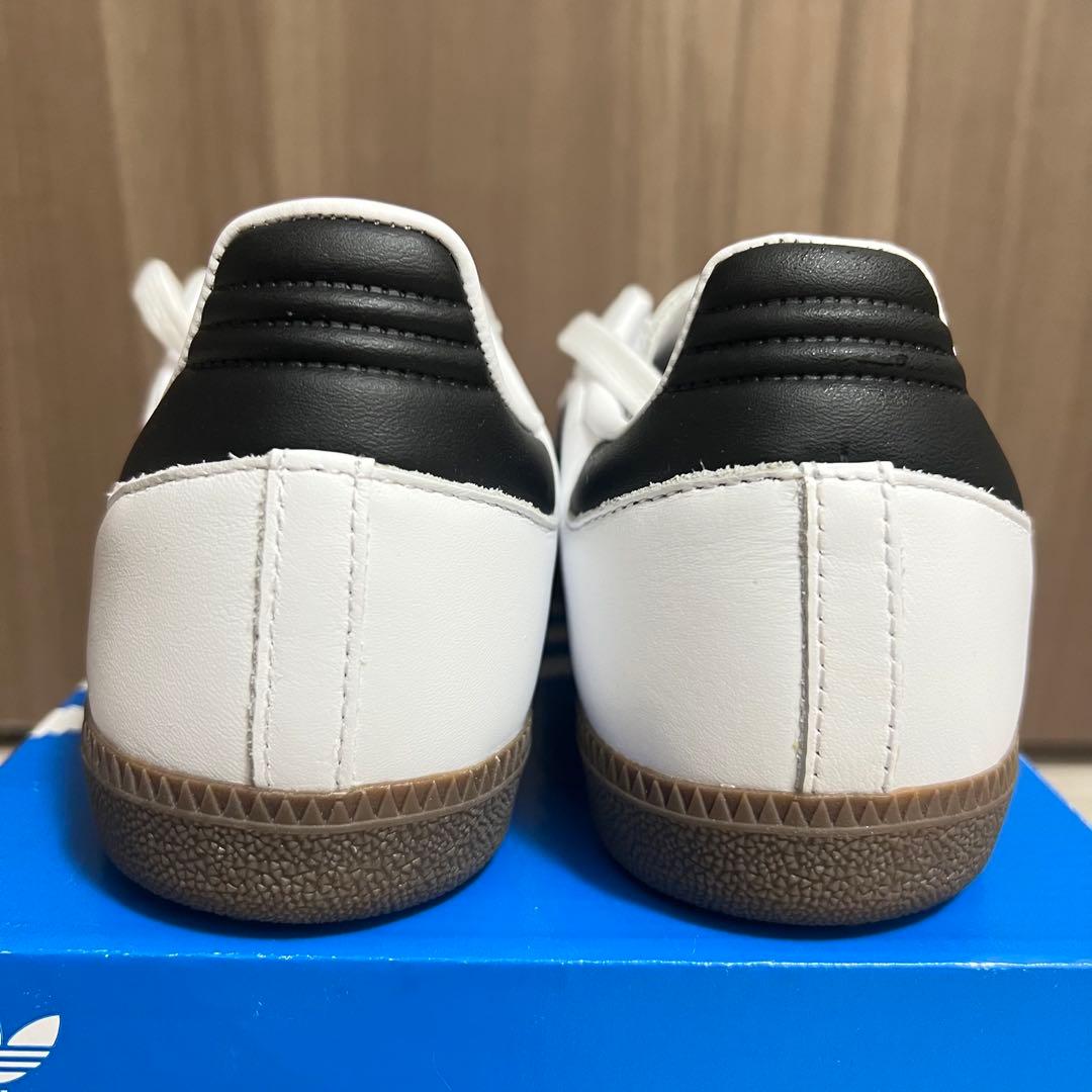 【新品未使用】adidas Samba ホワイト/ブラック　24.5cm