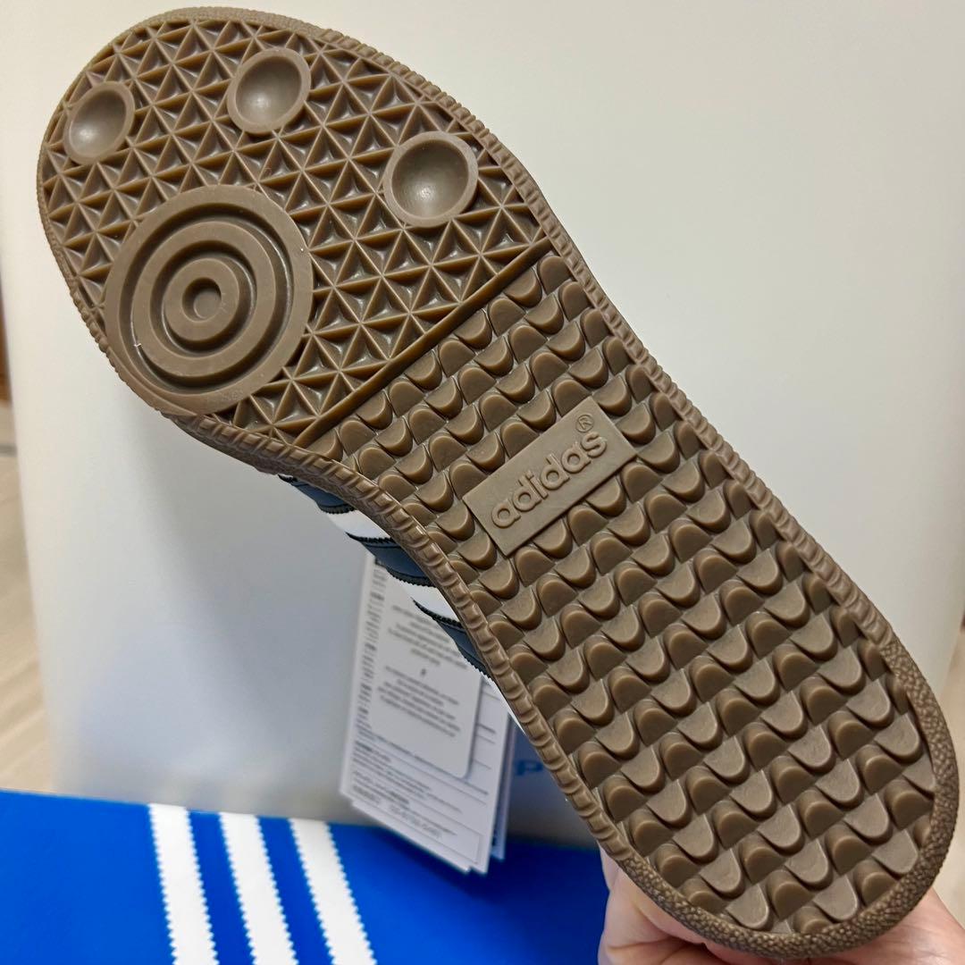 【新品未使用】adidas Samba ホワイト/ブラック　24.5cm