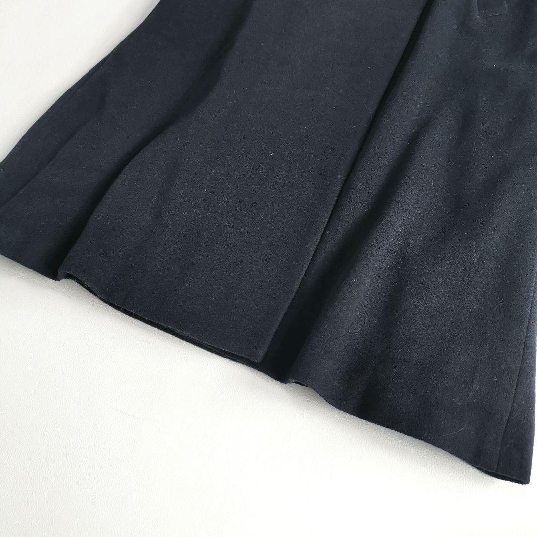 定価5万【美品✨】マイストラーダ バックボリュームコート ロング 濃紺 S