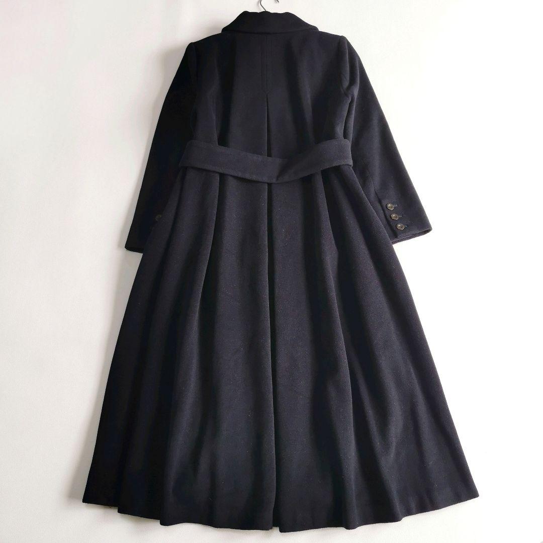 定価5万【美品✨】マイストラーダ バックボリュームコート ロング 濃紺 S