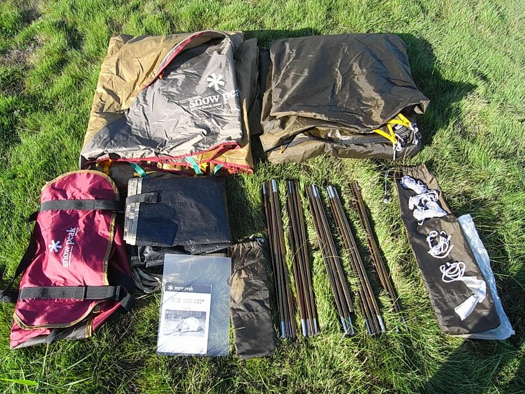 【設営確認済】スノーピーク  peak ランドブリーズHD5 中古