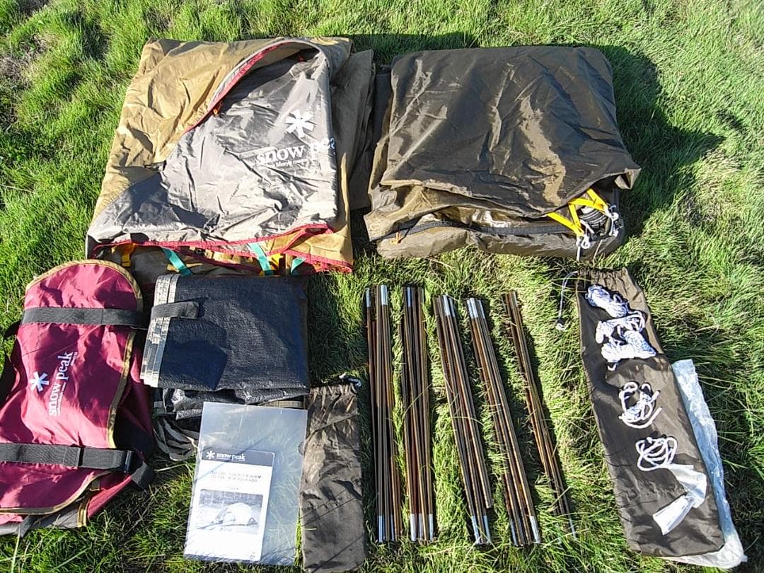 【設営確認済】スノーピーク  peak ランドブリーズHD5 中古