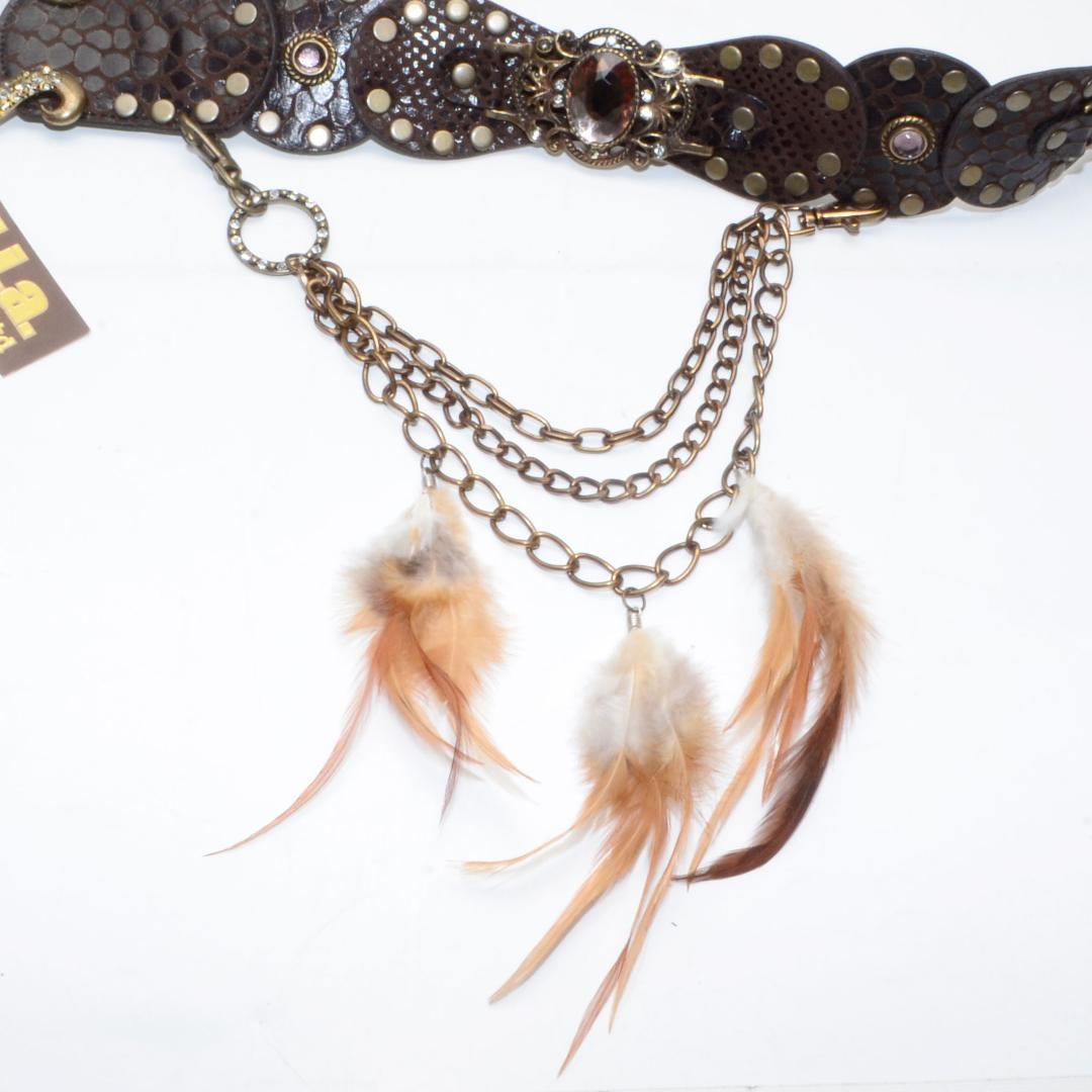 h*i様 未使用★d.i.a.　ダイヤ　ダイア　Y2k　太ベルト　キラキラ　チェ