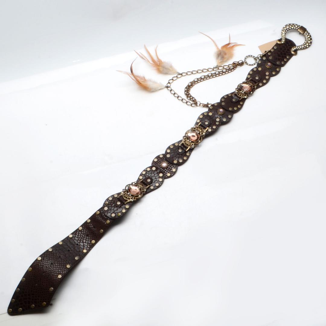 h*i様 未使用★d.i.a.　ダイヤ　ダイア　Y2k　太ベルト　キラキラ　チェ