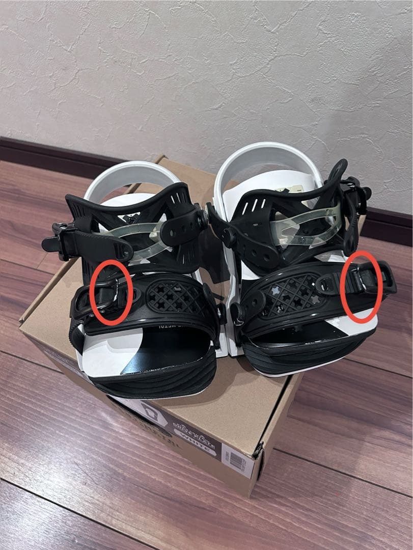 スノーボード ベントメタル ビンディング STYLIST 22.0~25.0㎝