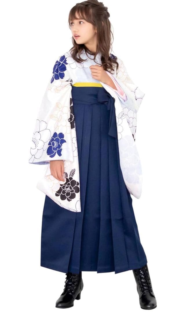 KYOETSU 小学生　卒業式　袴　4点セット　髪かざり