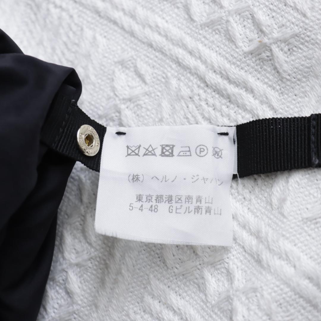 極美品！HERNO ダウン ネックウォーマー マフラー ブラック スヌード