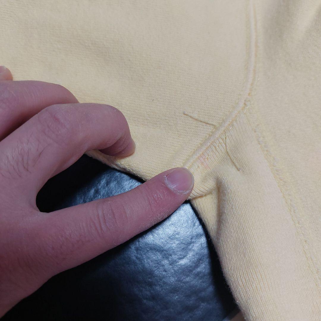 90s usa製 Champion　リバースウィーブ　ライトイエロー　黄色