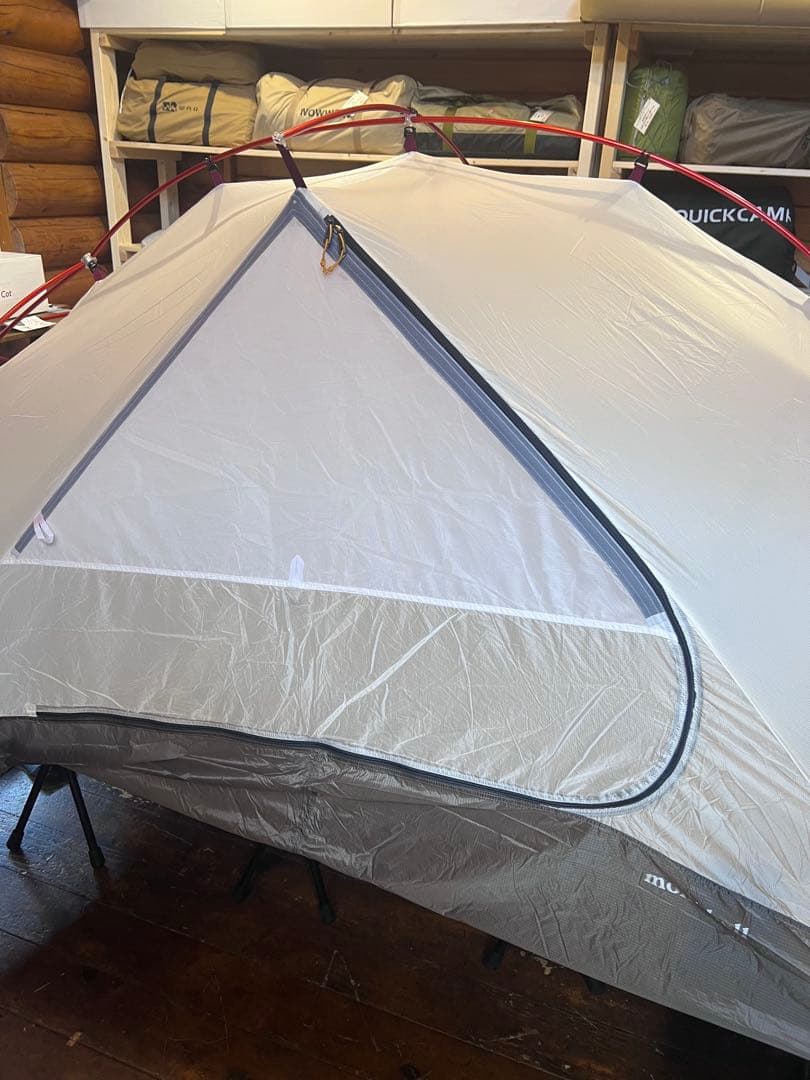 【美品】モンベル　ルナドーム2フットプリント付き