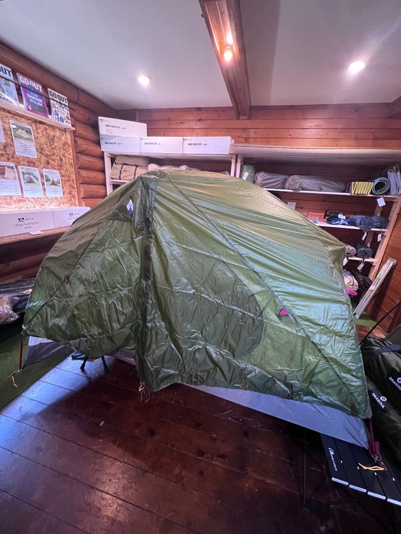 【美品】モンベル　ルナドーム2フットプリント付き