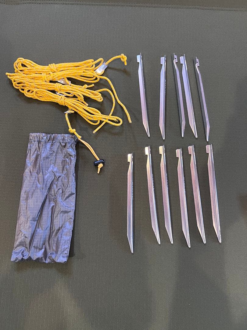 【美品】モンベル　ルナドーム2フットプリント付き