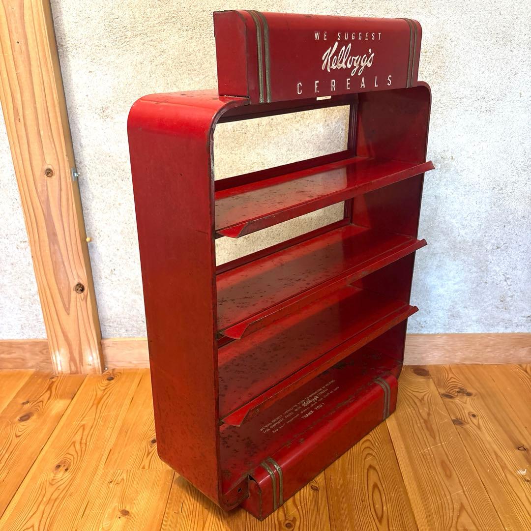 ケロッグ ストアディスプレイ シェルフ ラック ファイヤーキング