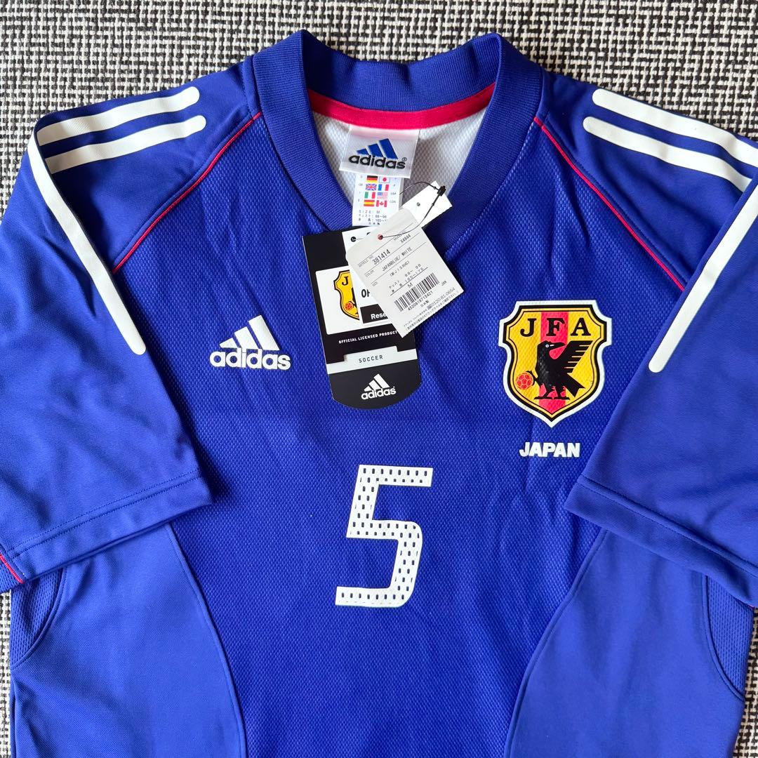 新品タグ付き・デッドストック】稲本潤一 ＃5 日本代表（H）2002