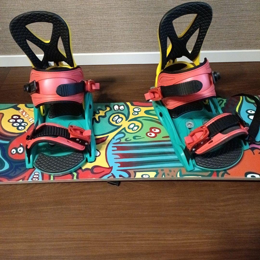 キッズ用120センチ カラフル スノーボード ビンディング - メルカリ