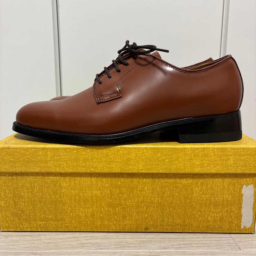 【新品】REGALメンズ ビジネスシューズ プレーントゥ ブラウン 24.5cm