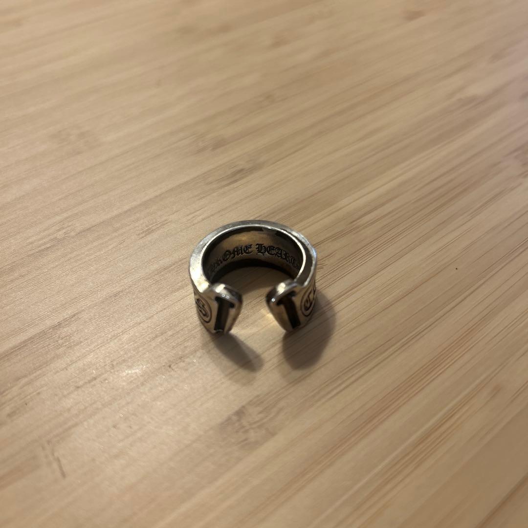 《正規品》クロムハーツ　スクロールラベルリング　シルバー