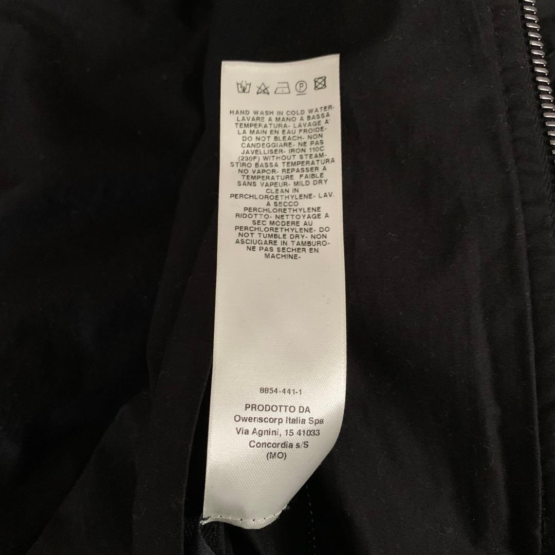 17FW Rick Owens フード MA-1 サイズ46 ダウンジャケット