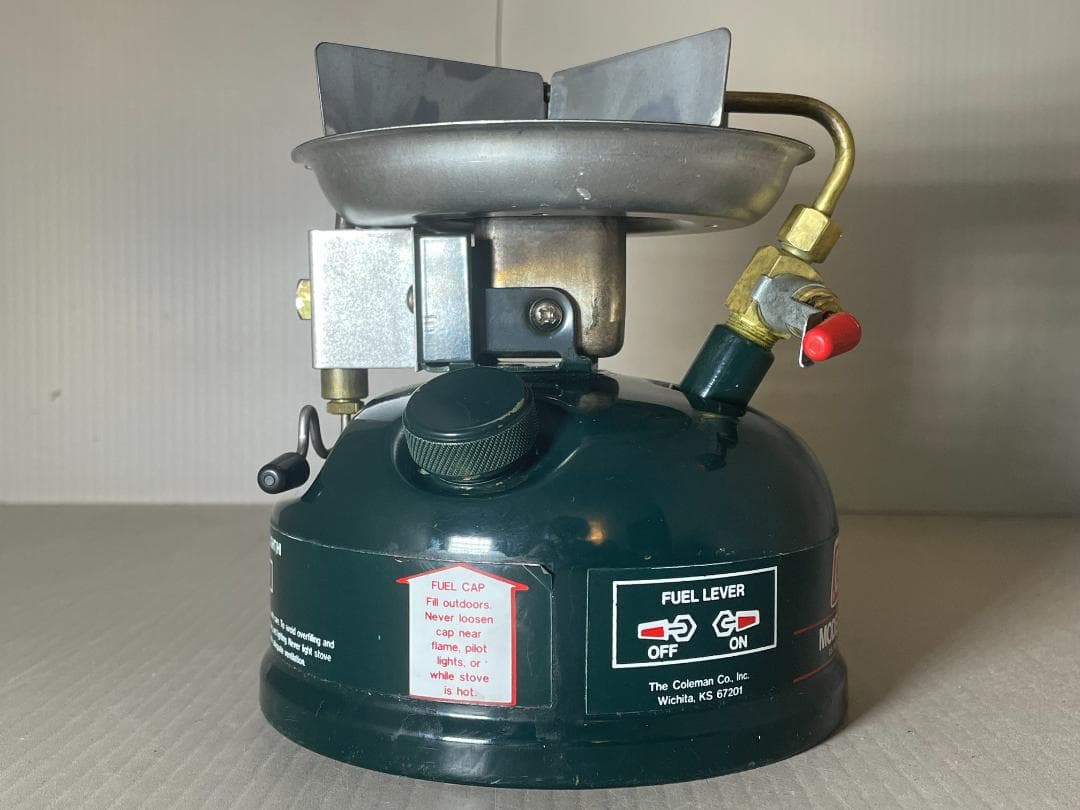 じ*る様 コールマン　携行型 バーナー ストーブ 1989年 3月/4月