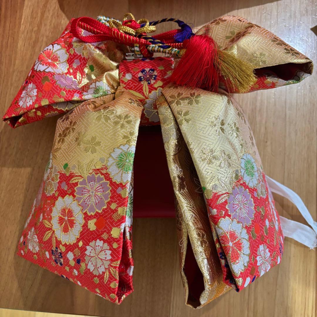 七五三　フルセット　7歳　着物　帯　小物セット　草履　バック 長襦袢付き