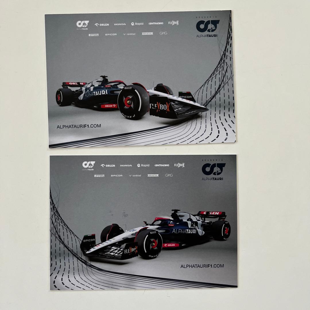 直筆サインドライバーズカード（角田・デフリース） - メルカリ